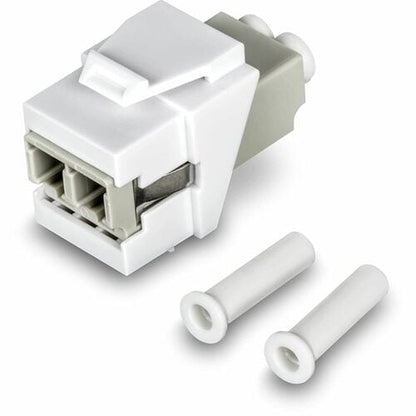 Conectores acopladores Keystone de fibra óptica dúplex LC TRENDnet - Paquete de 5 - 5 - 2 x LC Nettwo