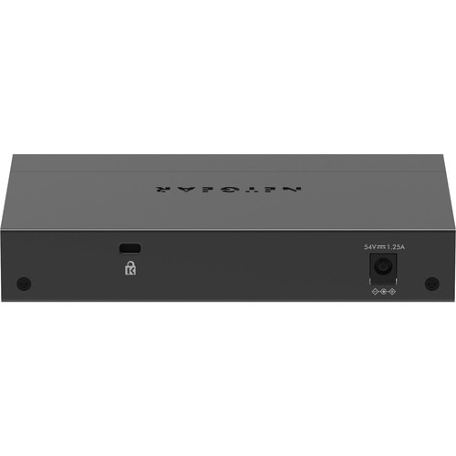 Switch no administrado GBE de 5 puertos con PoE+