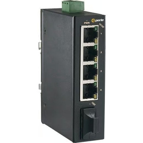 Commutateur Ethernet IDS-104FE-M2ST2, 4 ports 10/100BASE-TX, 1 port ST, 2 km