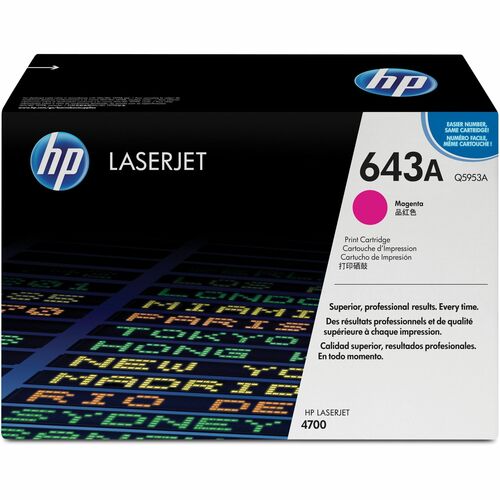 HP 643A (Q5953A) Original Laser Toner Cartridge - Single Pac