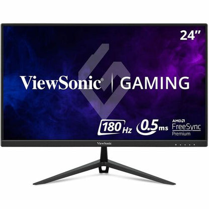 Moniteur LED Full HD ViewSonic Entertainment VX2428 24 pouces - 16:9 - Noir