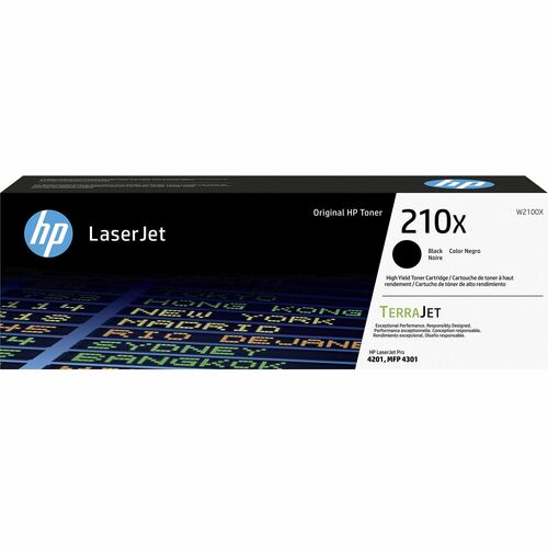 Cartucho de tóner negro 210X LaserJet