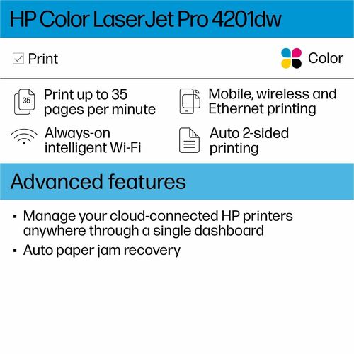 IMPRESORA COLOR LASERJET PRO 4201DW
