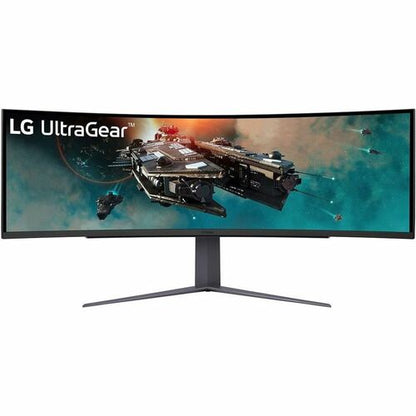 LG UltraGear 49GR85DC-B 49\" Class Dual Quad HD (DQHD) Curved Screen Gaming LED Monitor