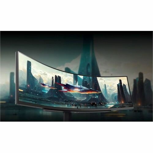 LG UltraGear 49GR85DC-B 49\" Class Dual Quad HD (DQHD) Curved Screen Gaming LED Monitor