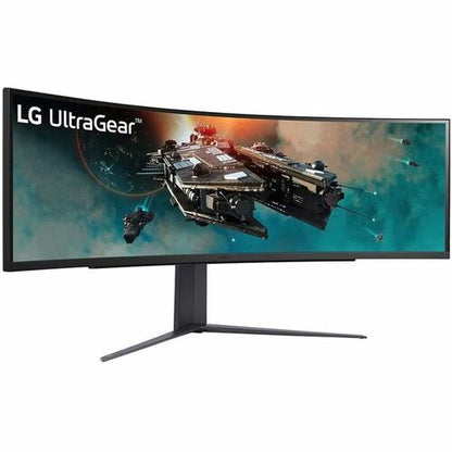 LG UltraGear 49GR85DC-B 49\" Class Dual Quad HD (DQHD) Curved Screen Gaming LED Monitor