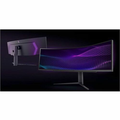 LG UltraGear 49GR85DC-B 49\" Class Dual Quad HD (DQHD) Curved Screen Gaming LED Monitor