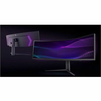 LG UltraGear 49GR85DC-B 49\" Class Dual Quad HD (DQHD) Curved Screen Gaming LED Monitor