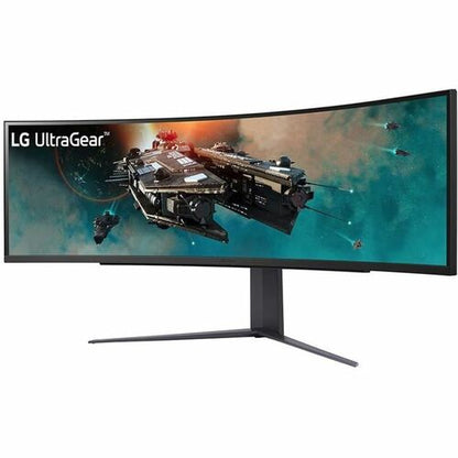 LG UltraGear 49GR85DC-B 49\" Class Dual Quad HD (DQHD) Curved Screen Gaming LED Monitor