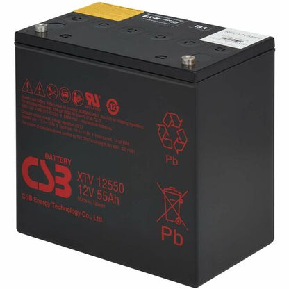 Tripp Lite series SmartPro RBC12V55ET Battery Unit - 55000 mAh - 12 V