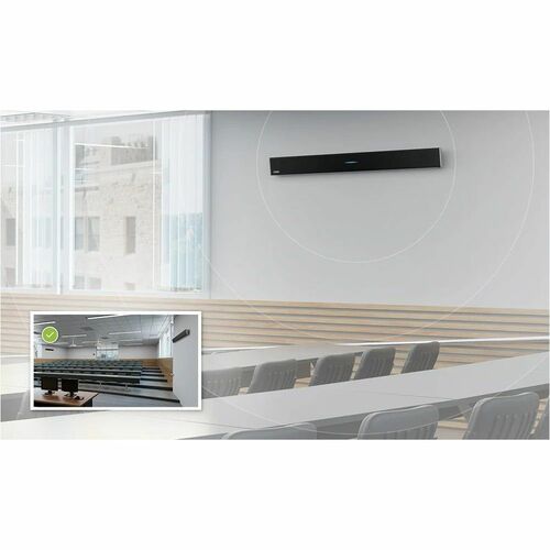 Système d'audioconférence HDL410 noir avec HDL410-B-1 et HDL410-B-2