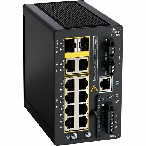 IE3105 W/8GE COPPER 2GE COMBO ADV FEAT FIXED SYS NET ESSENT