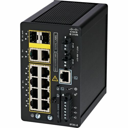 IE3105 W/8GE COPPER 2GE COMBO ADV FEAT FIXED SYS NET ESSENT