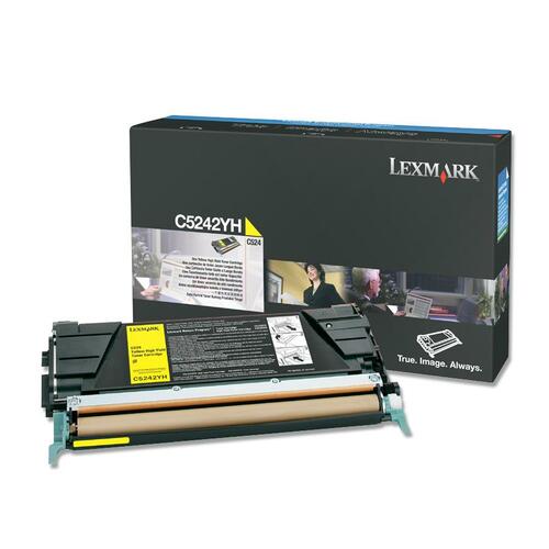 Lexmark Original Toner Cartridge - Laser - 5000 Pages - Yell