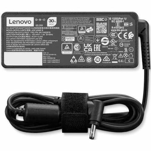 Lenovo 65W AC Adapter (Round Tip) - 65 W