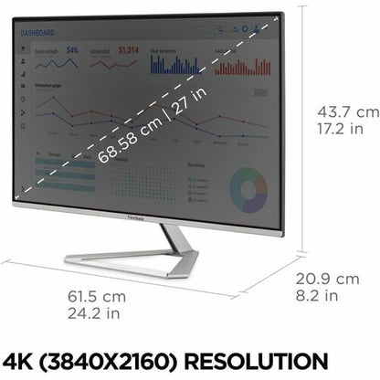 Moniteur LCD 4K UHD ViewSonic VX2776-4K-MHDU 27 pouces