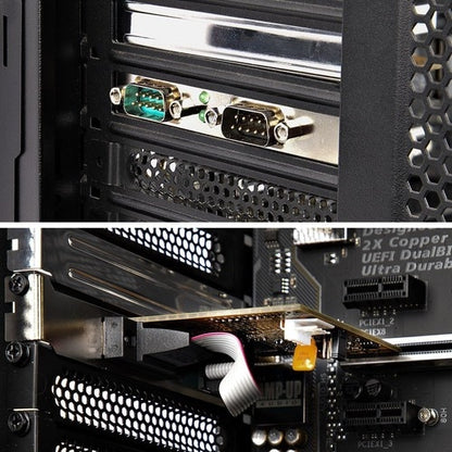 Carte série StarTech.com PCI Express 2 ports, double port PCIe vers RS232