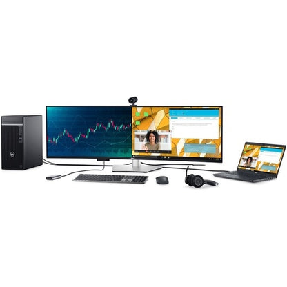 Monitor LCD curvo Dell UltraSharp U4924DW de 49" con resolución Dual Quad HD (DQHD) - 32:9
