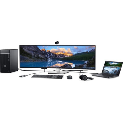 Monitor LCD curvo Dell UltraSharp U4924DW de 49" con resolución Dual Quad HD (DQHD) - 32:9