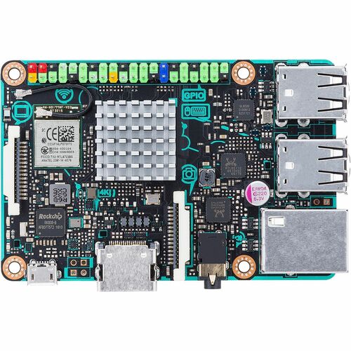 TINKER SBC W/ ROCKCHIP RK3399 ARM BIG.LITTLE 2.0/1.5GHZ SOC 4GB