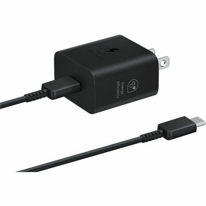 Adaptateur secteur Samsung 25 W noir (avec câble)