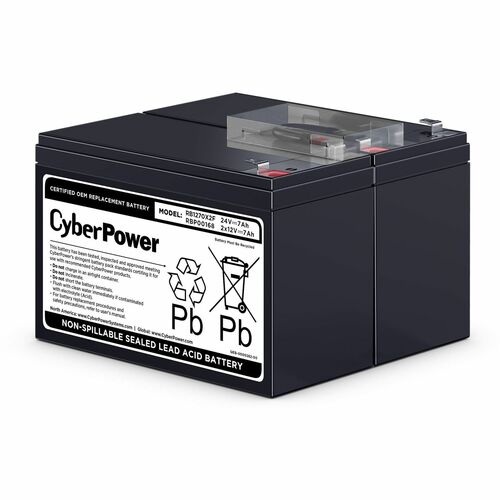 Cyber Power CyberPower RB1270X2F Replacement Battery Cartridge - 2 X 1
