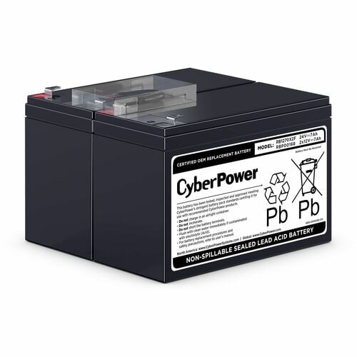 Cyber Power CyberPower RB1270X2F Replacement Battery Cartridge - 2 X 1