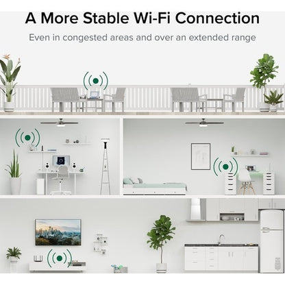 Adaptateur Wi-Fi double bande IEEE 802.11ax enfichable pour ordinateur de bureau/portable - USB