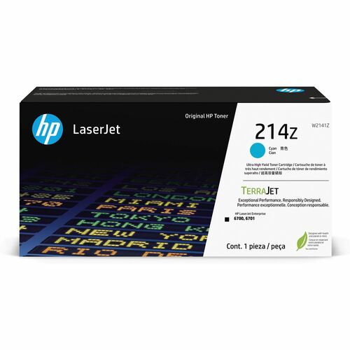 TONER LASERJET ORIGINAL 214Z CYN CRTG