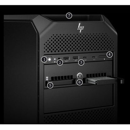 Estación de trabajo HP Z4 G5 - 1 Xeon w3-2435 - Tecnología vPro - 16 GB - SSD de 512 GB - Torre