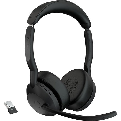 Jabra Evolve2 55 Headset - Stereo - Wireless