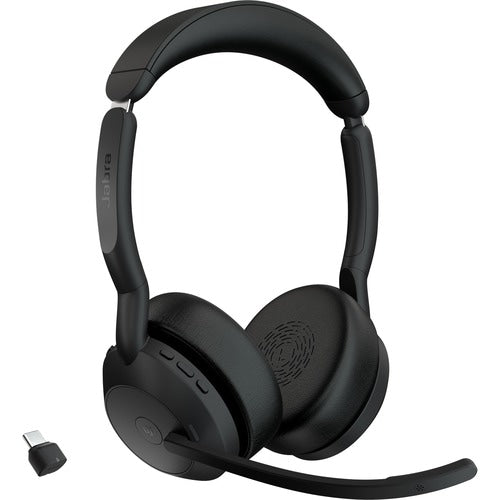 Jabra Evolve2 55 Headset - Stereo - Wireless
