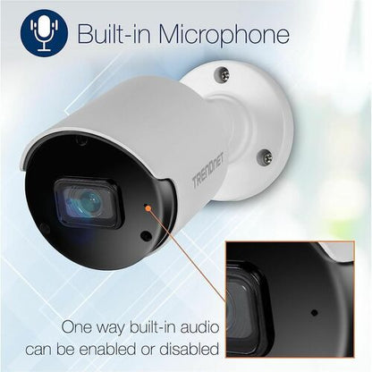 Cámara de red TRENDnet TV-IP1514PI de 5 megapíxeles para interiores y exteriores, color, tipo bala