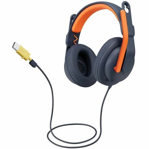 Auriculares estéreo Logitech Zone Learn con USB tipo A
