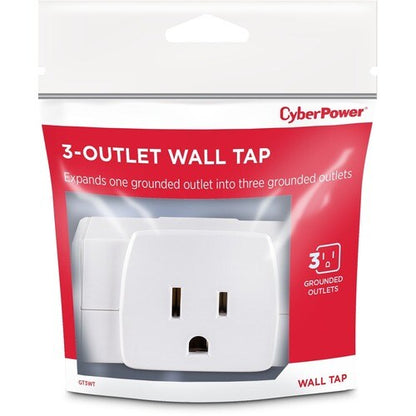 Cyber Power CyberPower GT3WT 3 Sided Outlet Adapter - 3 - NEMA 5-15R O