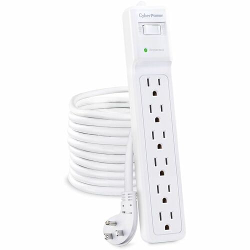 Cyber ​​Power CyberPower B625 Essential 6 - Protector contra sobretensiones de tomacorrientes con