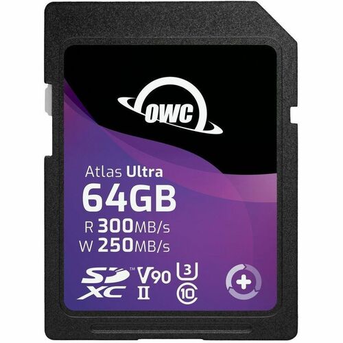 64GB OWC ATLAS SDXC V90 CARD 64GB OWC ATLAS ULTRA SDXC V90 CARD