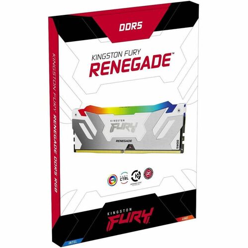 16 Go 7200MT/S DDR5 CL38 DIMM FURY RENEGADE RGB BLANC XMP