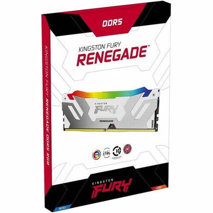 16 Go 7200MT/S DDR5 CL38 DIMM FURY RENEGADE RGB BLANC XMP