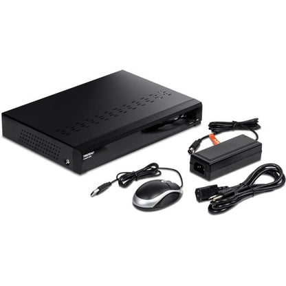 NVR TRENDnet PoE de 8 canales H.265 4K (8 MP) - Grabador de vídeo en red - HDMI - 4K R