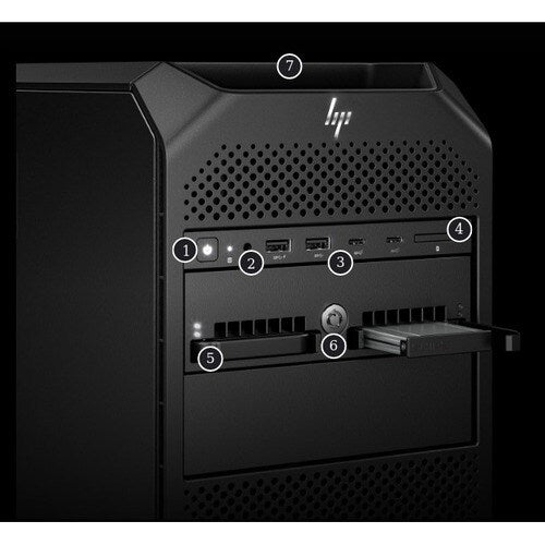 Estación de trabajo HP Z4 G5 - 1 Xeon w3-2423 - 16 GB - SSD de 512 GB - Torre - Chip Intel W790