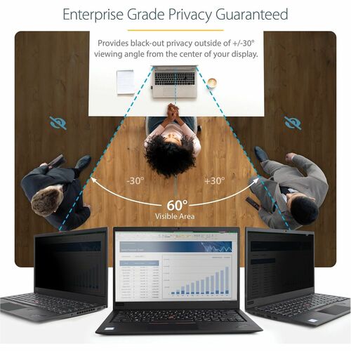 StarTech.com 14in Laptop Privacy Screen For 16:9 D