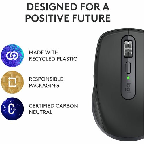 Logitech MX Anywhere 3S for Business Wireless Mouse - Darkfield - Wireless