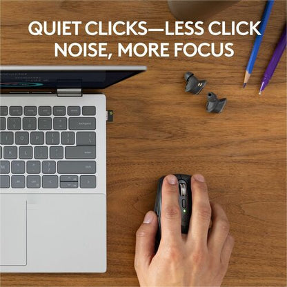 Logitech MX Anywhere 3S for Business Wireless Mouse - Darkfield - Wireless