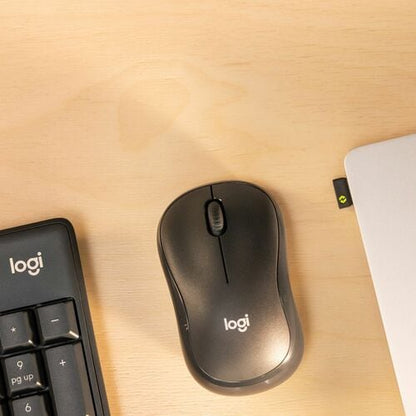 Combo de teclado inalámbrico y ratón silencioso Logitech MK370 para empresas -