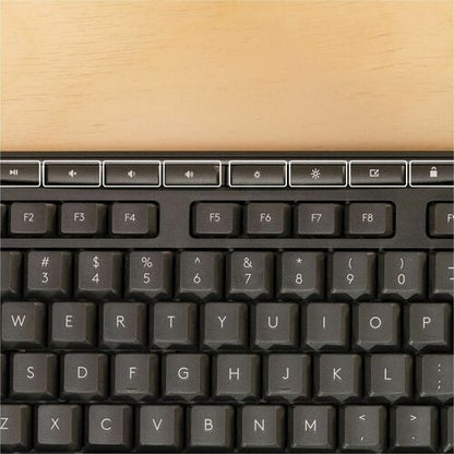 Clavier combiné Logitech MK370 pour entreprises, blanc cassé, disposition française