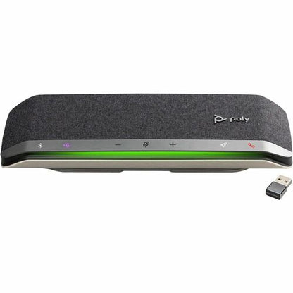HP Poly Sync 40+ Speakerphone - USB - Microphone - Battery - Silver - 1