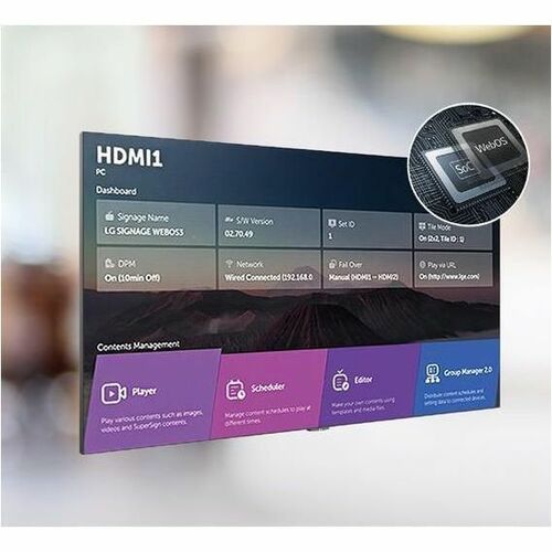 Pantalla LED todo en uno de 163 pulgadas, 1920 x 1080, 500 CD/M²