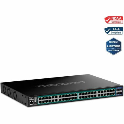 52-PORT GIGABIT WEB SMART POE+ SWITCH