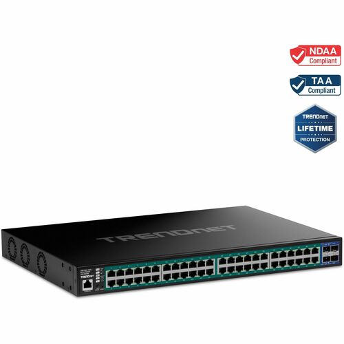 52-PORT GIGABIT WEB SMART POE+ SWITCH